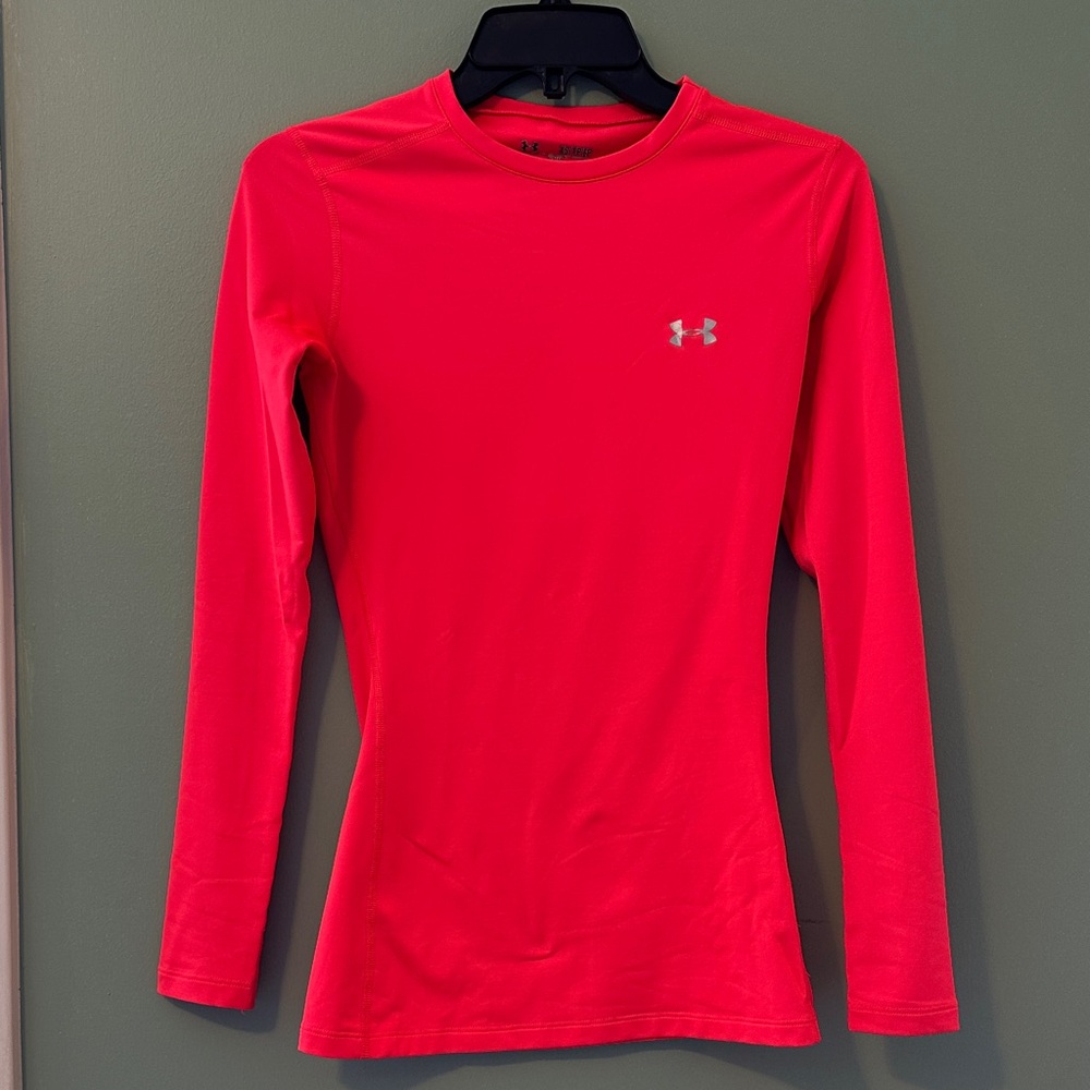 Under Armour Women's Bright Pink Long Sleeve Top